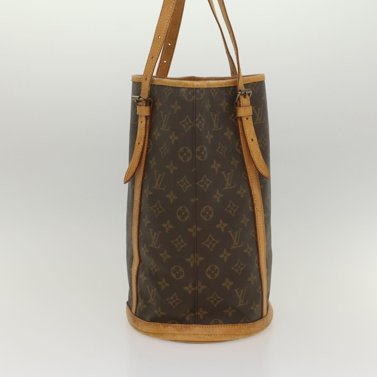 LOUIS VUITTON Monogram Bucket GM Shoulder Bag M42236 LV Auth 56095