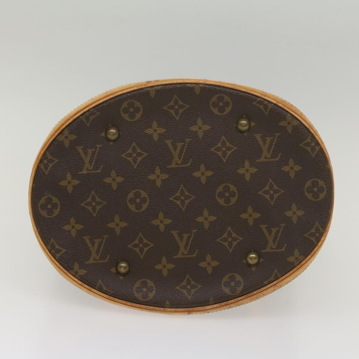 LOUIS VUITTON Monogram Bucket GM Shoulder Bag M42236 LV Auth 56095