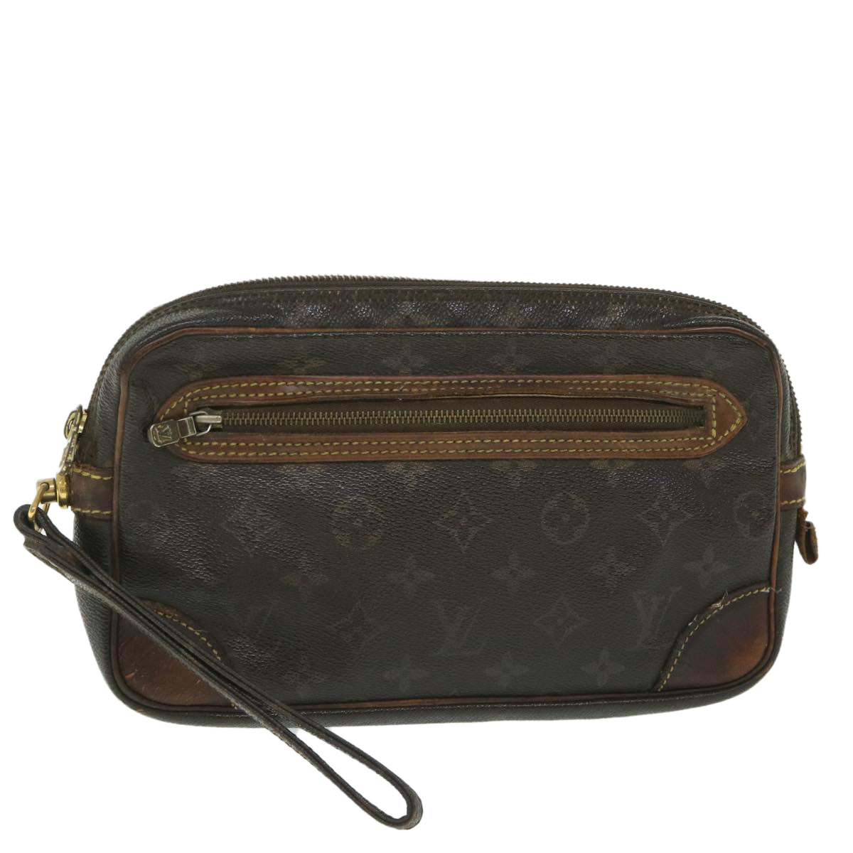 LOUIS VUITTON Monogram Marly Dragonne GM Clutch Bag M51825 LV Auth 56104