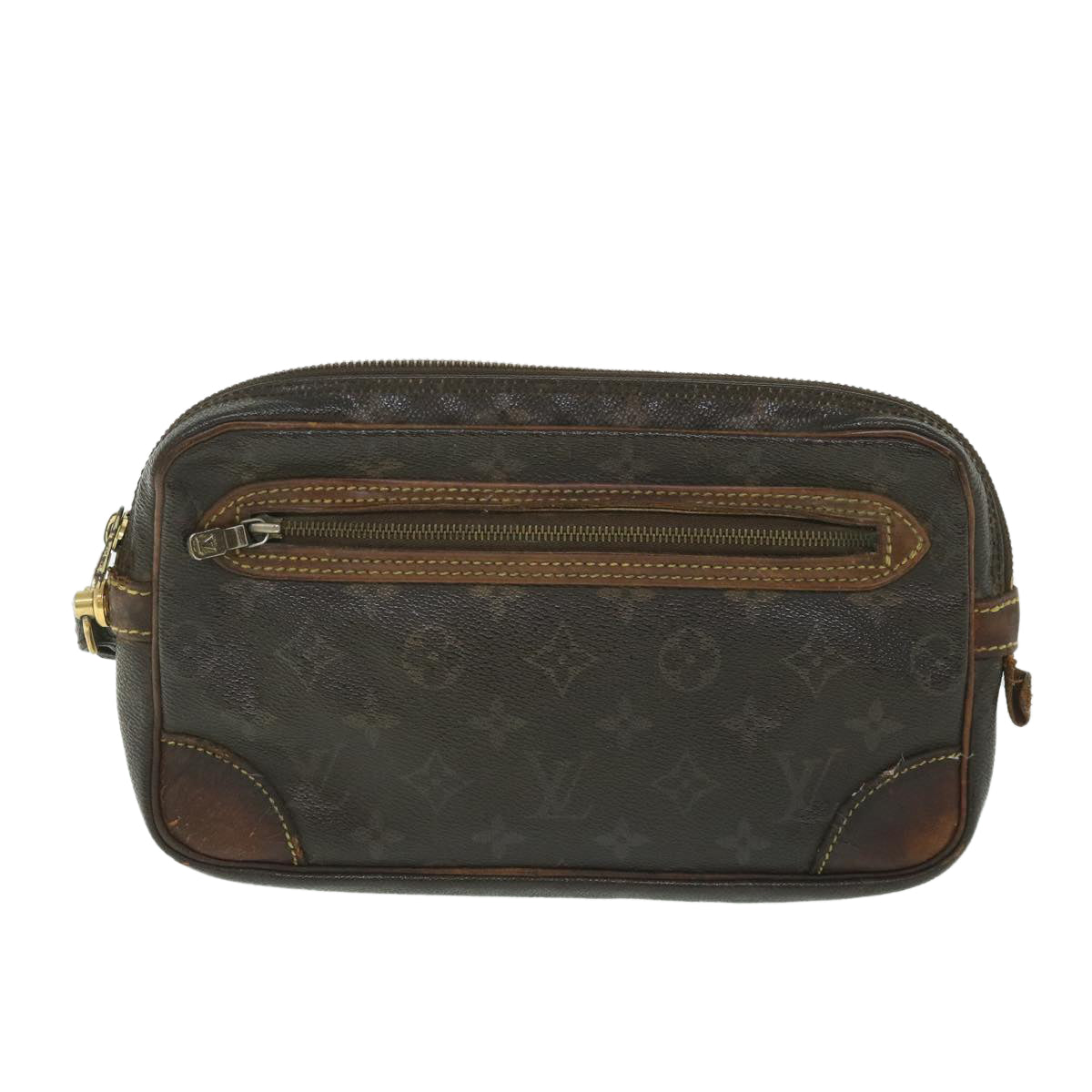 LOUIS VUITTON Monogram Marly Dragonne GM Clutch Bag M51825 LV Auth 56104