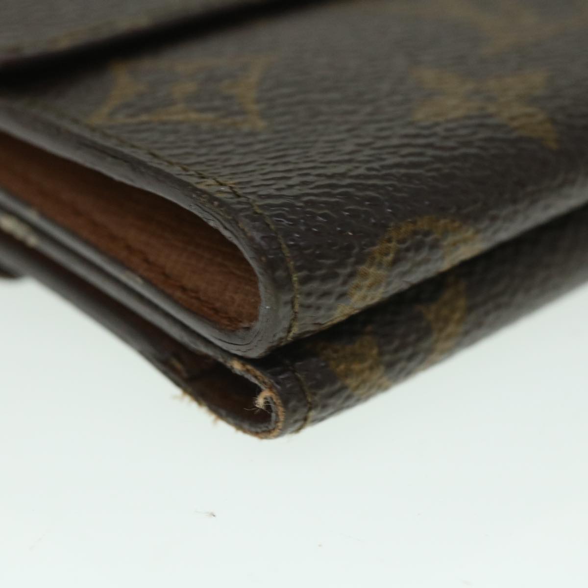 LOUIS VUITTON Monogram Portefeuille Elise Wallet M61654 LV Auth 56111