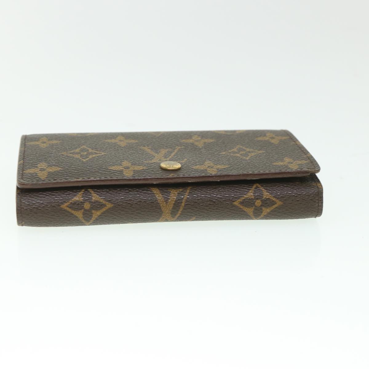 LOUIS VUITTON Monogram Porte Monnaie Billets Tresor Wallet M61730 LV Auth 56113