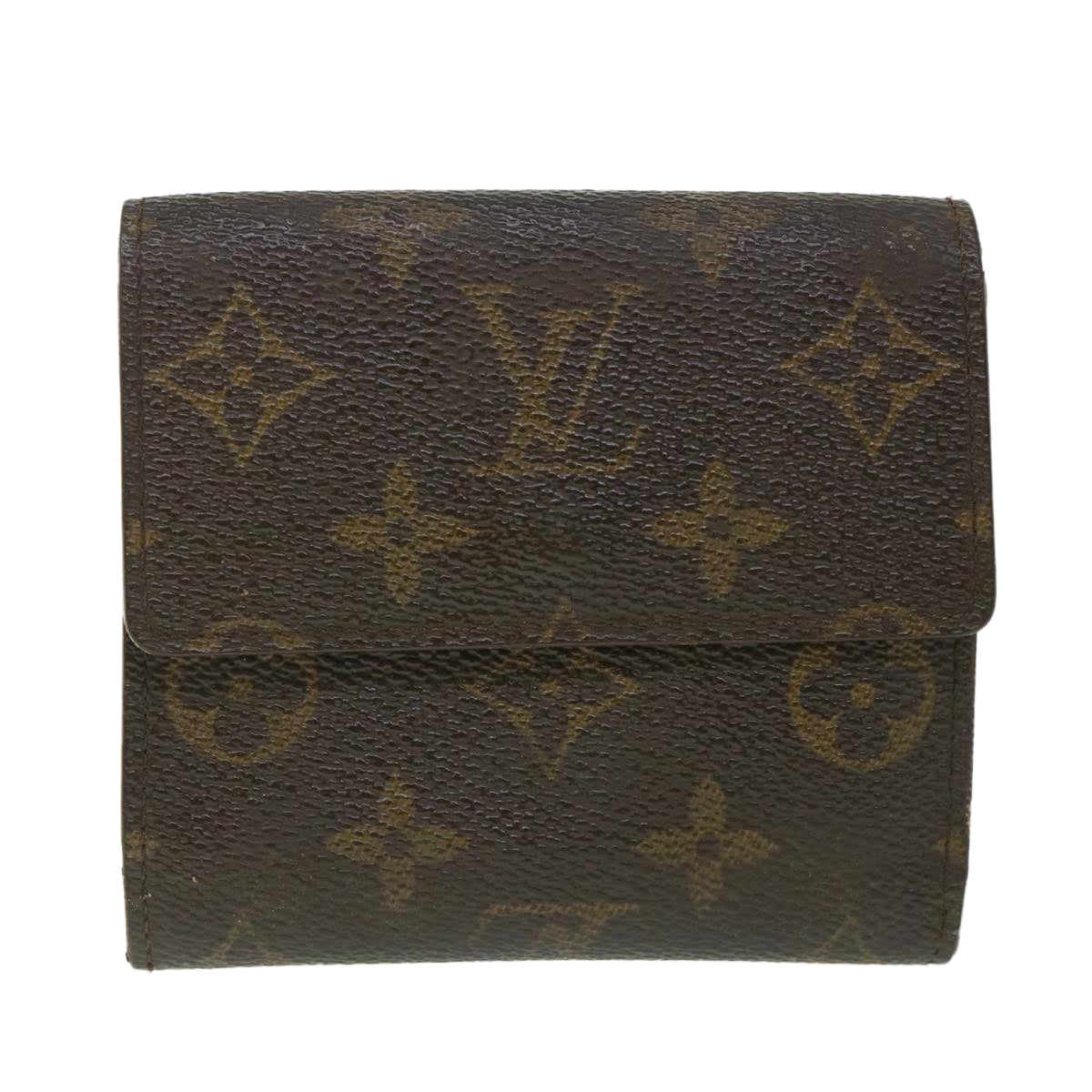 LOUIS VUITTON Monogram Portefeuille Elise Wallet M61654 LV Auth 56115 - 0