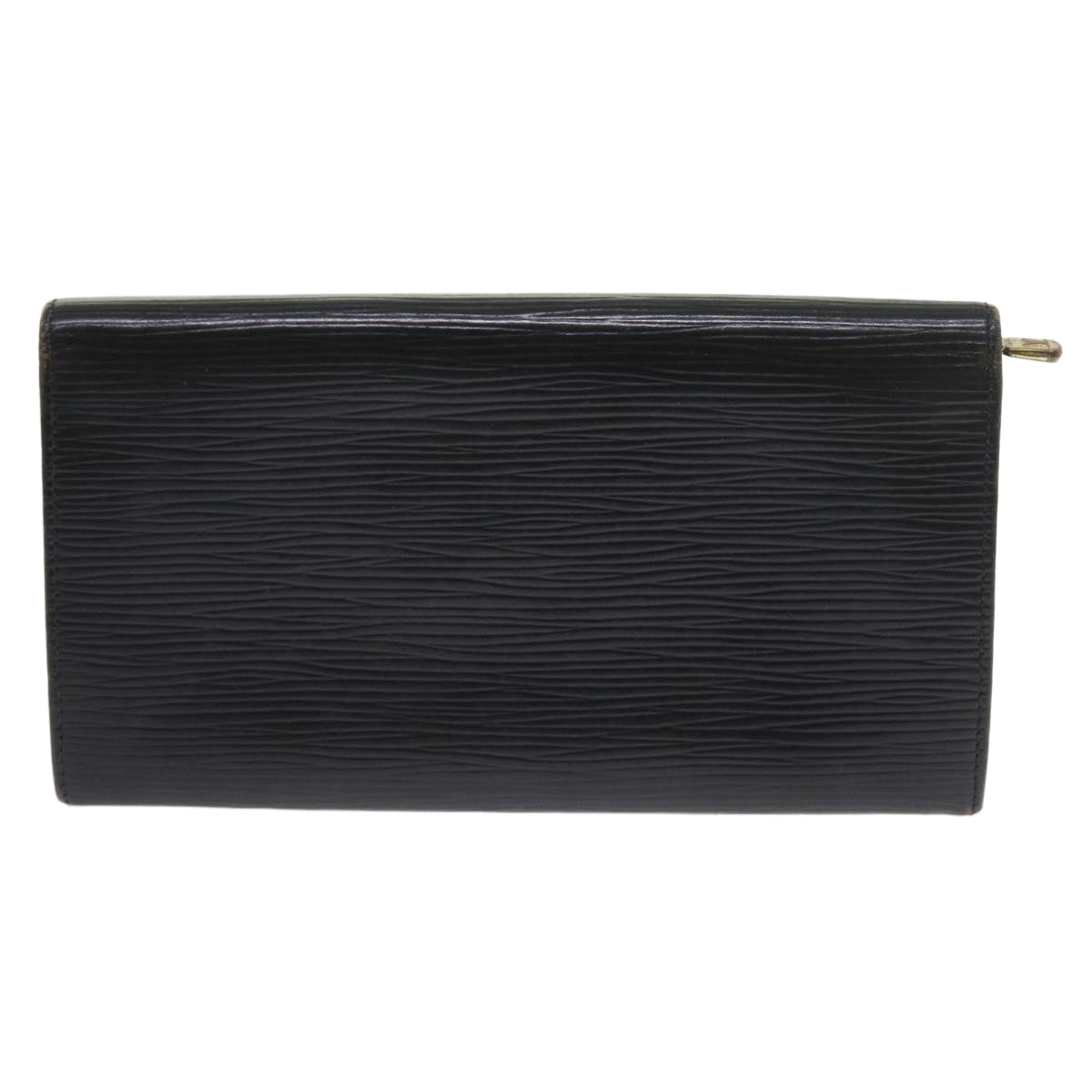 LOUIS VUITTON Epi Pochette Porte Monnaie Credit Wallet Noir M63572 LV Auth 56119 - 0