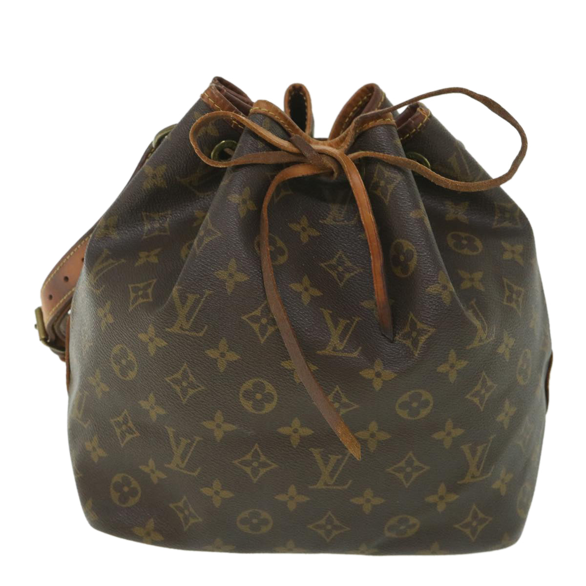 LOUIS VUITTON Monogram Petit Noe Shoulder Bag M42226 LV Auth 56138