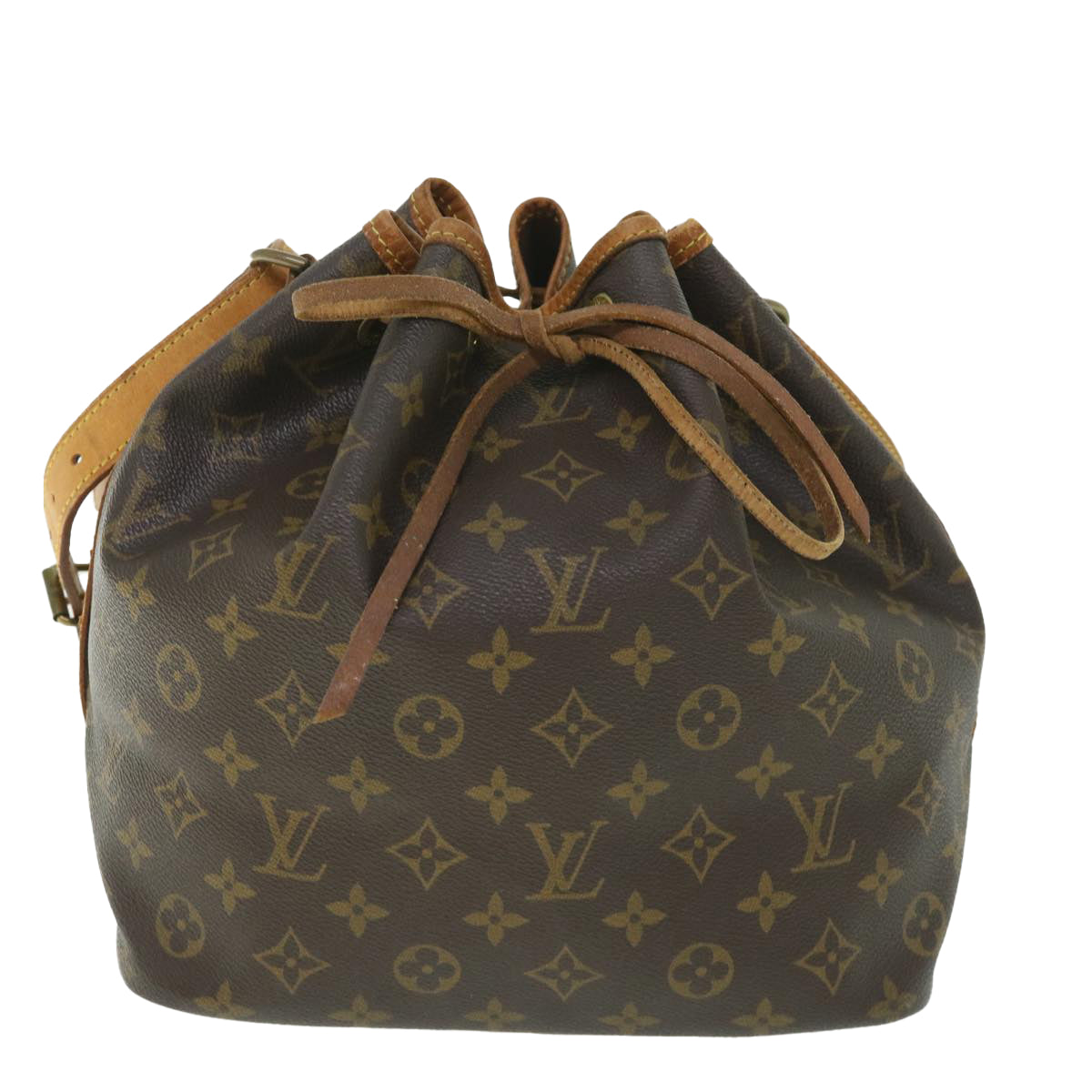 LOUIS VUITTON Monogram Petit Noe Shoulder Bag M42226 LV Auth 56140