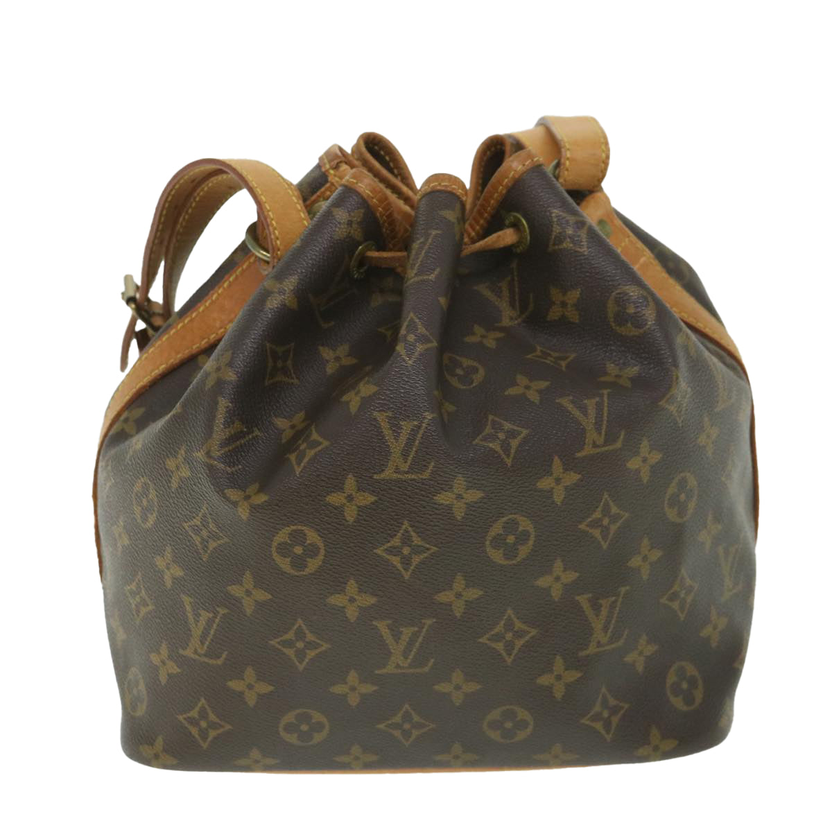 LOUIS VUITTON Monogram Petit Noe Shoulder Bag M42226 LV Auth 56140