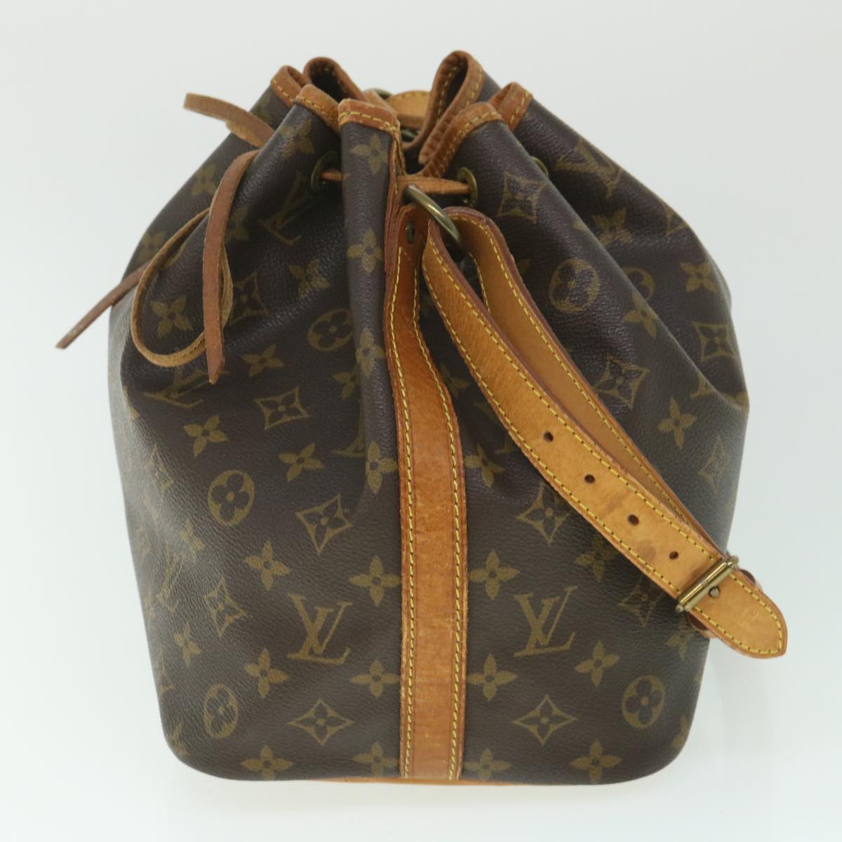 LOUIS VUITTON Monogram Petit Noe Shoulder Bag M42226 LV Auth 56140