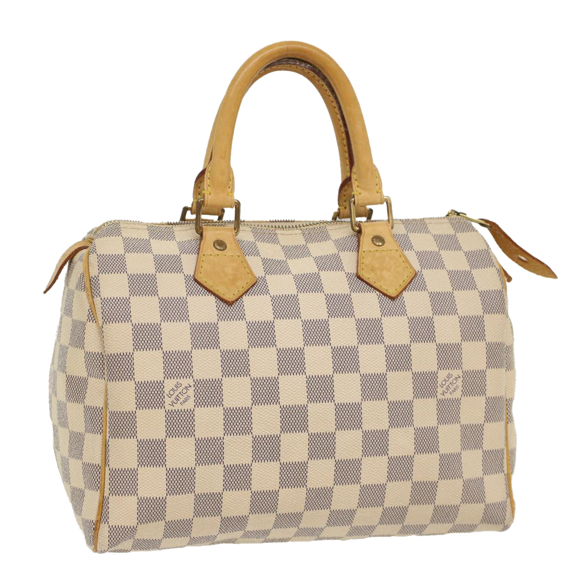 LOUIS VUITTON Damier Azur Speedy 25 Hand Bag N41534 LV Auth 56143