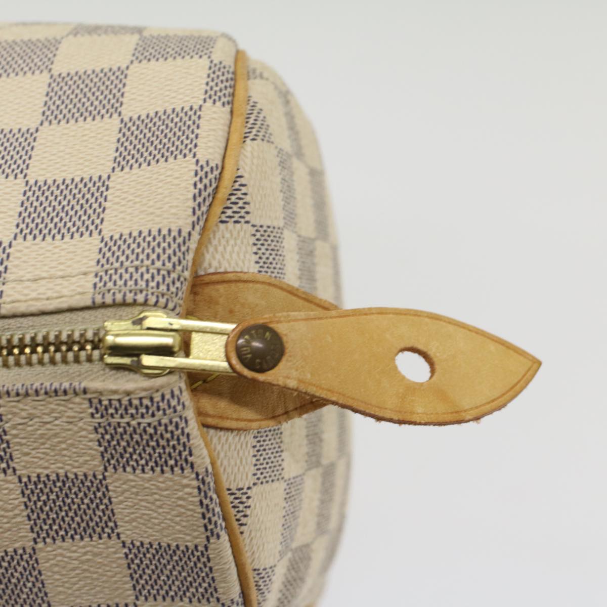 LOUIS VUITTON Damier Azur Speedy 25 Hand Bag N41534 LV Auth 56143