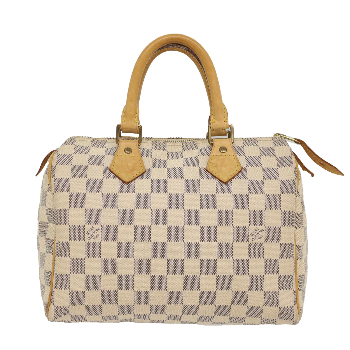 LOUIS VUITTON Damier Azur Speedy 25 Hand Bag N41534 LV Auth 56143