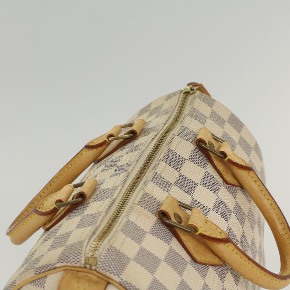 LOUIS VUITTON Damier Azur Speedy 25 Hand Bag N41534 LV Auth 56143