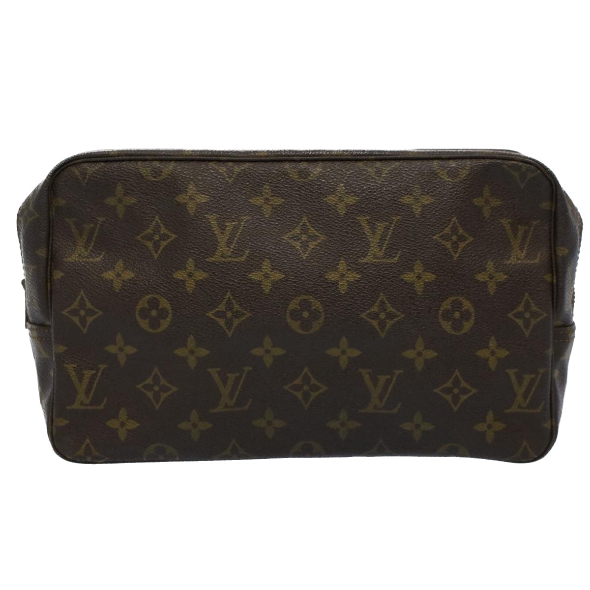 LOUIS VUITTON Monogram Trousse Toilette 28 Clutch Bag M47522 LV Auth 56177