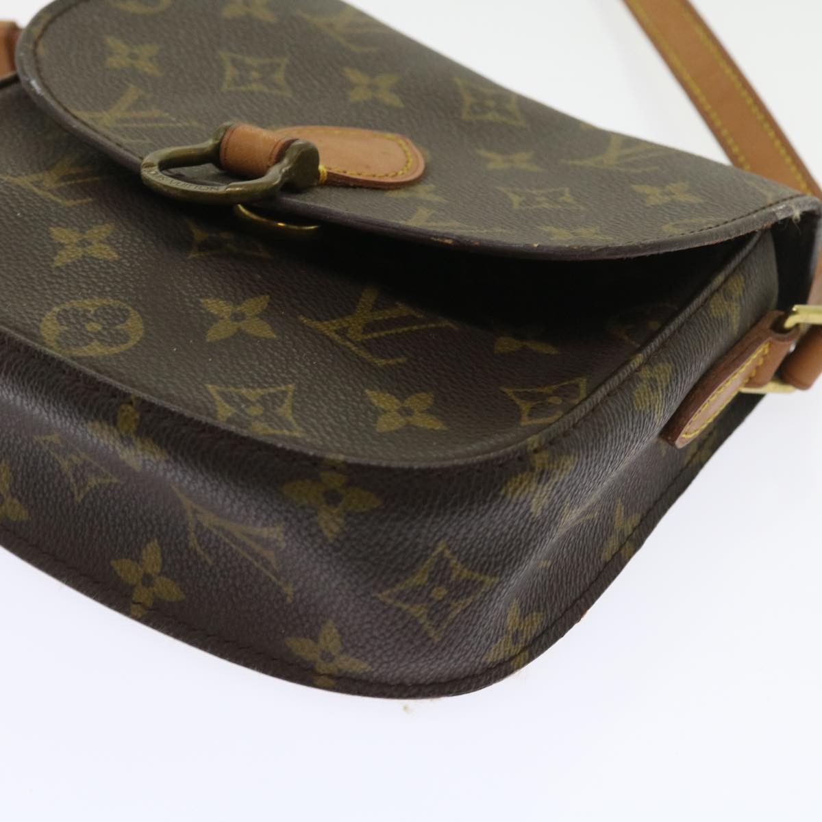 LOUIS VUITTON Monogram Saint Cloud PM Shoulder Bag M51244 LV Auth 56179