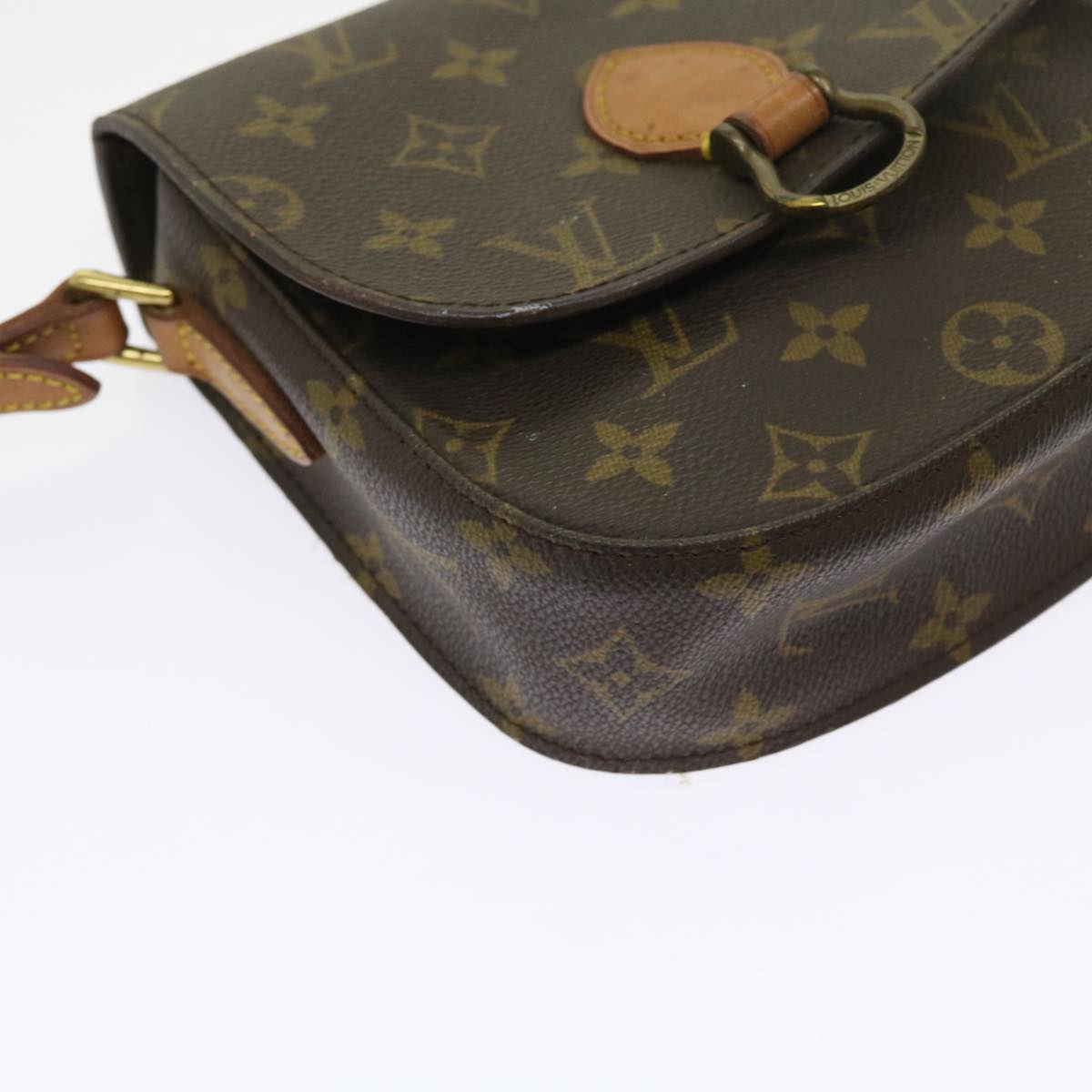 LOUIS VUITTON Monogram Saint Cloud PM Shoulder Bag M51244 LV Auth 56179