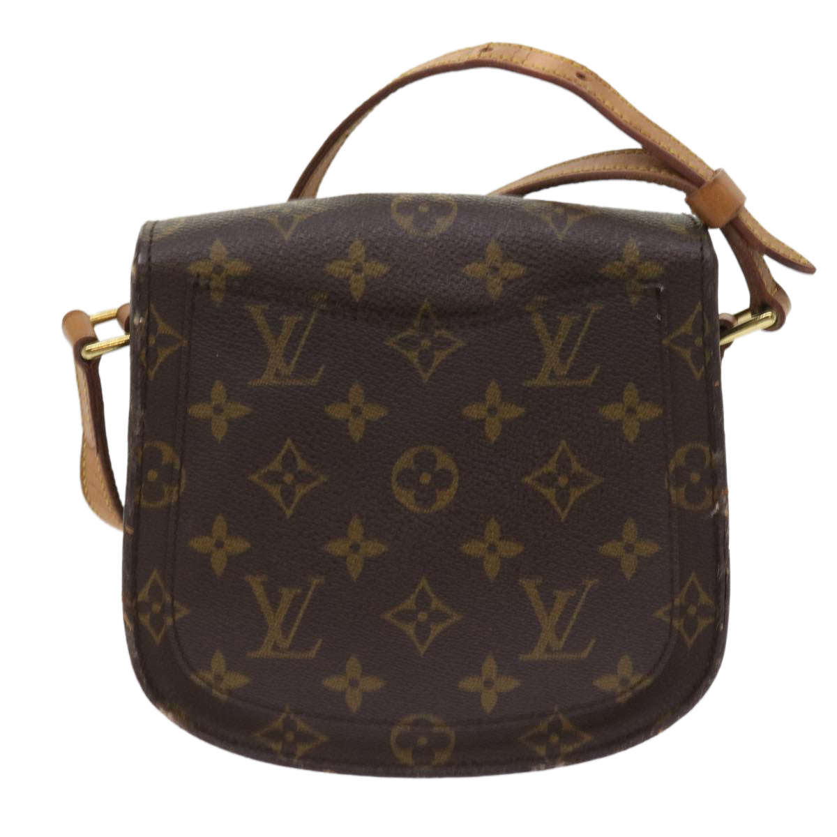 LOUIS VUITTON Monogram Saint Cloud PM Shoulder Bag M51244 LV Auth 56179