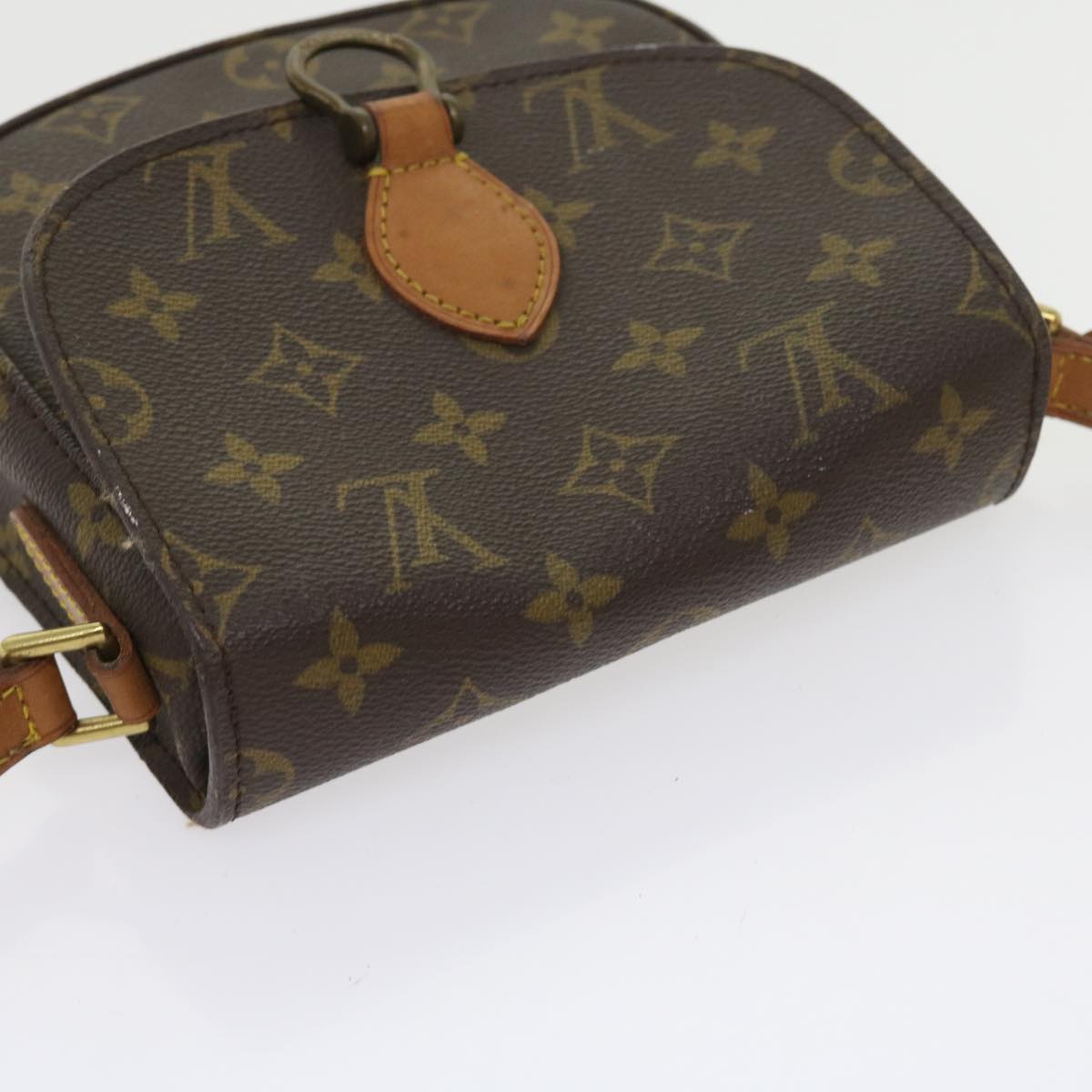 LOUIS VUITTON Monogram Saint Cloud PM Shoulder Bag M51244 LV Auth 56179