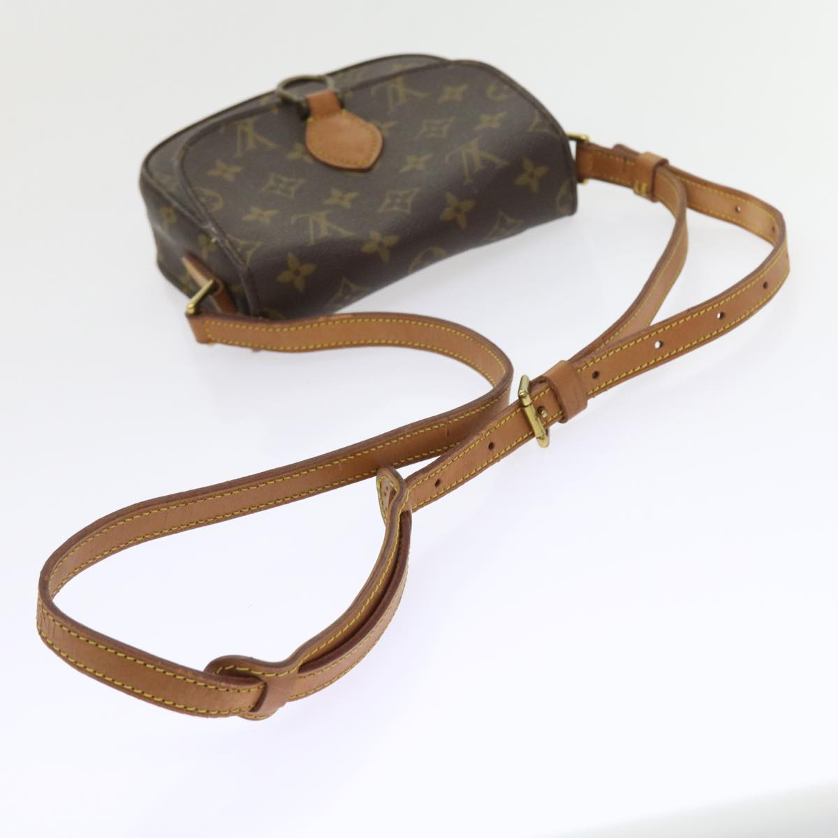 LOUIS VUITTON Monogram Saint Cloud PM Shoulder Bag M51244 LV Auth 56179