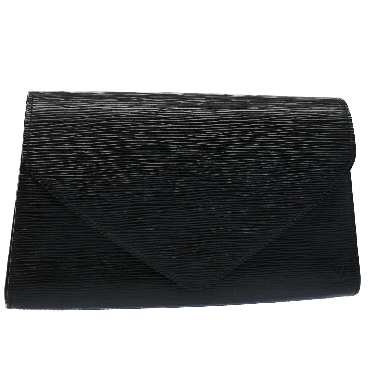 LOUIS VUITTON Epi Art Deco Clutch Bag Black M52632 LV Auth 56187