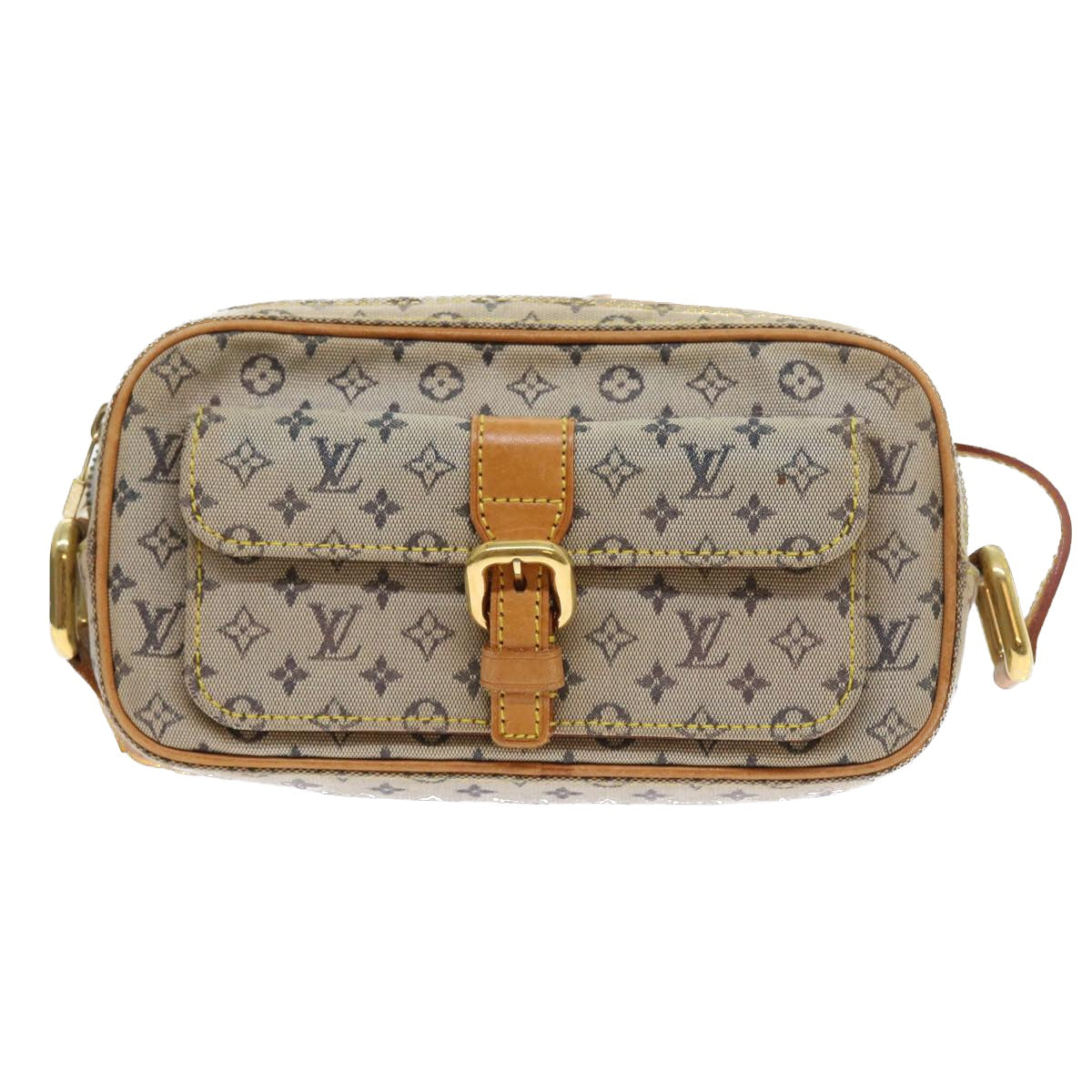 LOUIS VUITTON Monogram Mini Juliet MM Shoulder Bag Blue M92004 LV Auth 56190