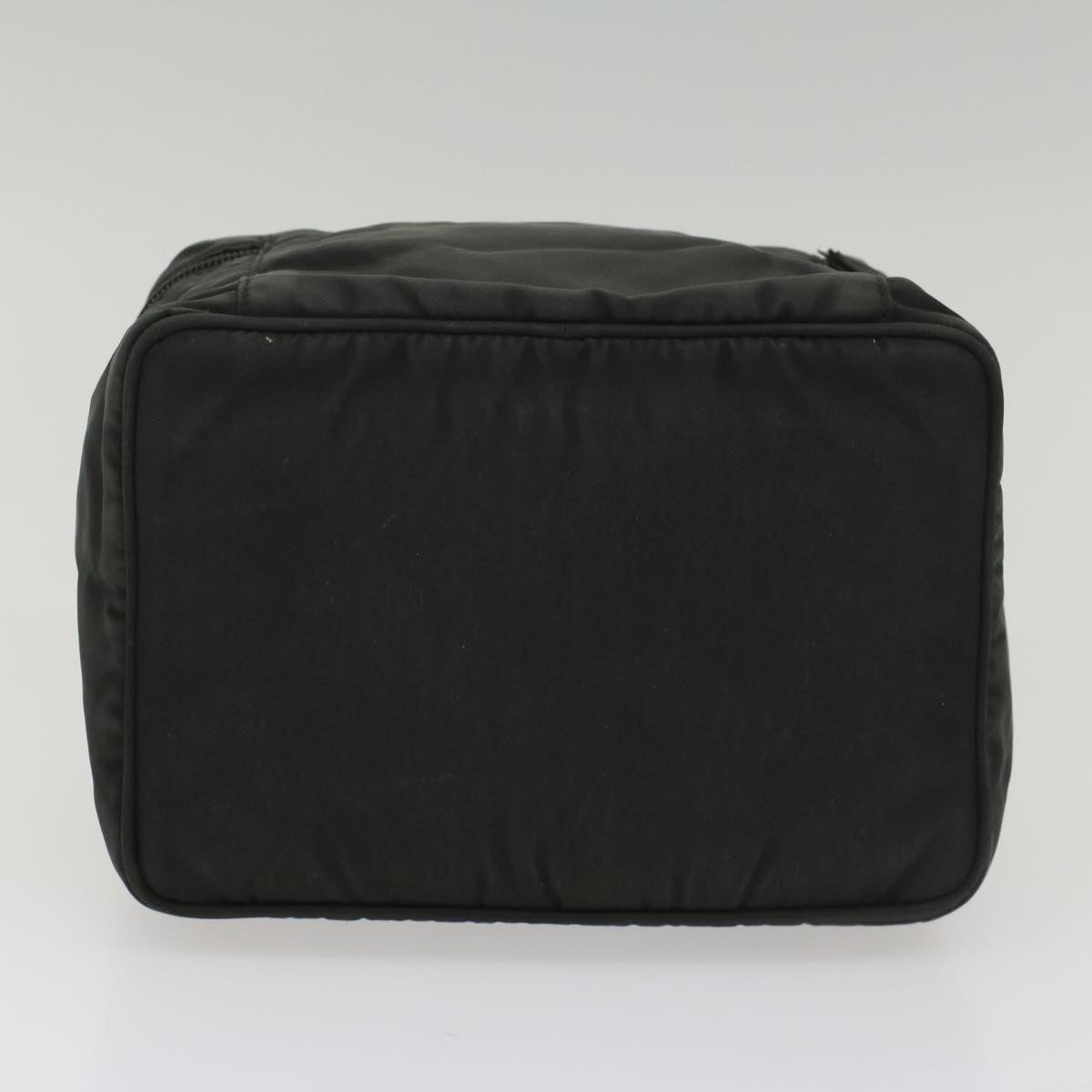 PRADA Vanity Cosmetic Pouch Nylon Black Auth 56203