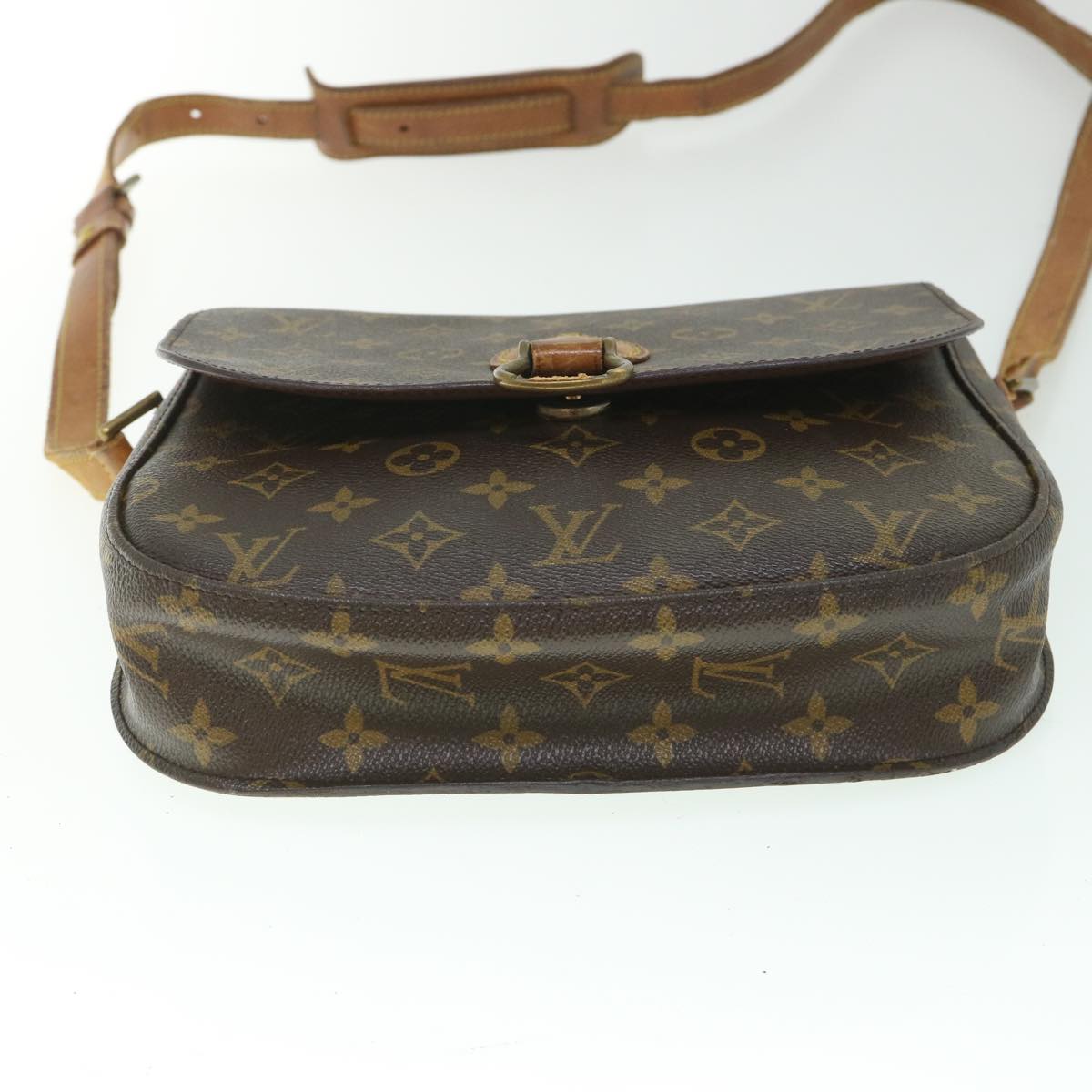 LOUIS VUITTON Monogram Saint Cloud GM Shoulder Bag M51242 LV Auth 56207