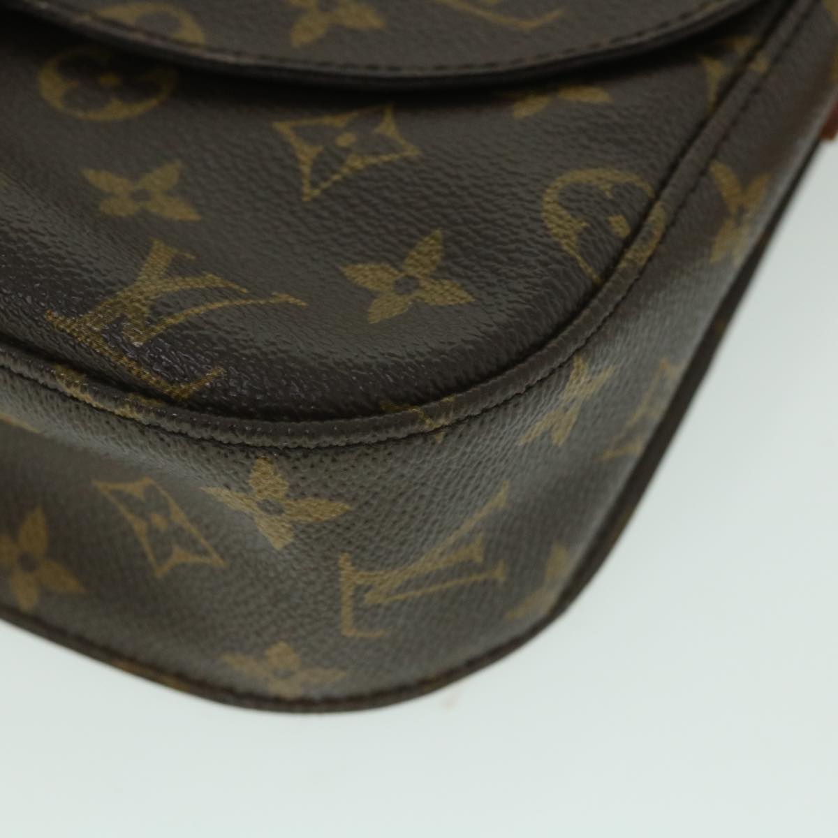 LOUIS VUITTON Monogram Saint Cloud GM Shoulder Bag M51242 LV Auth 56208