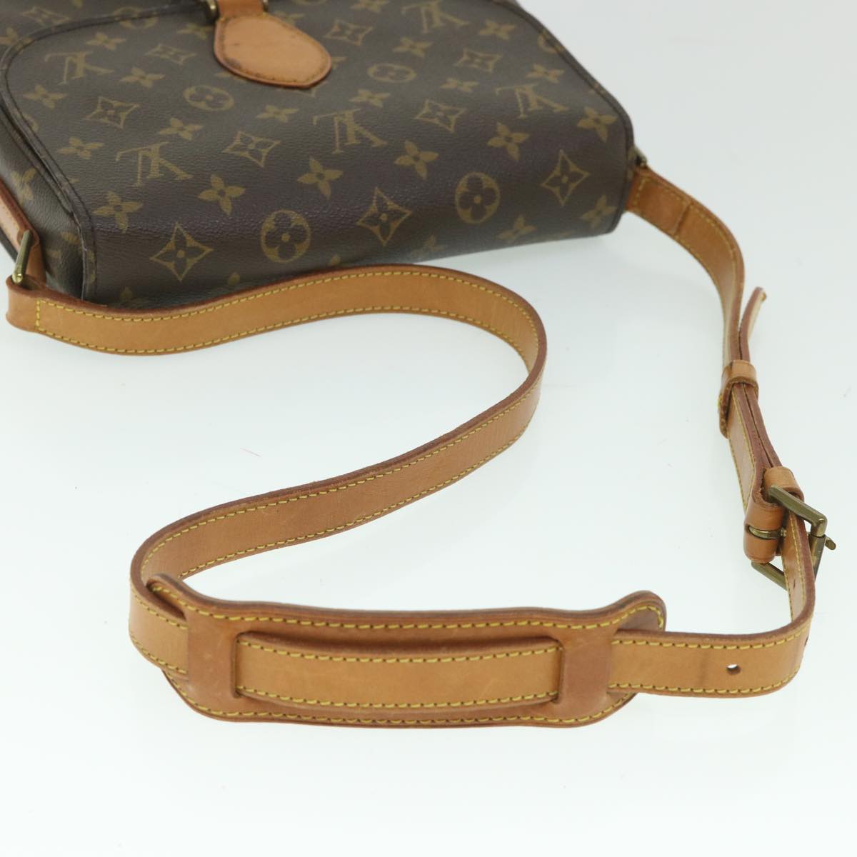 LOUIS VUITTON Monogram Saint Cloud GM Shoulder Bag M51242 LV Auth 56208