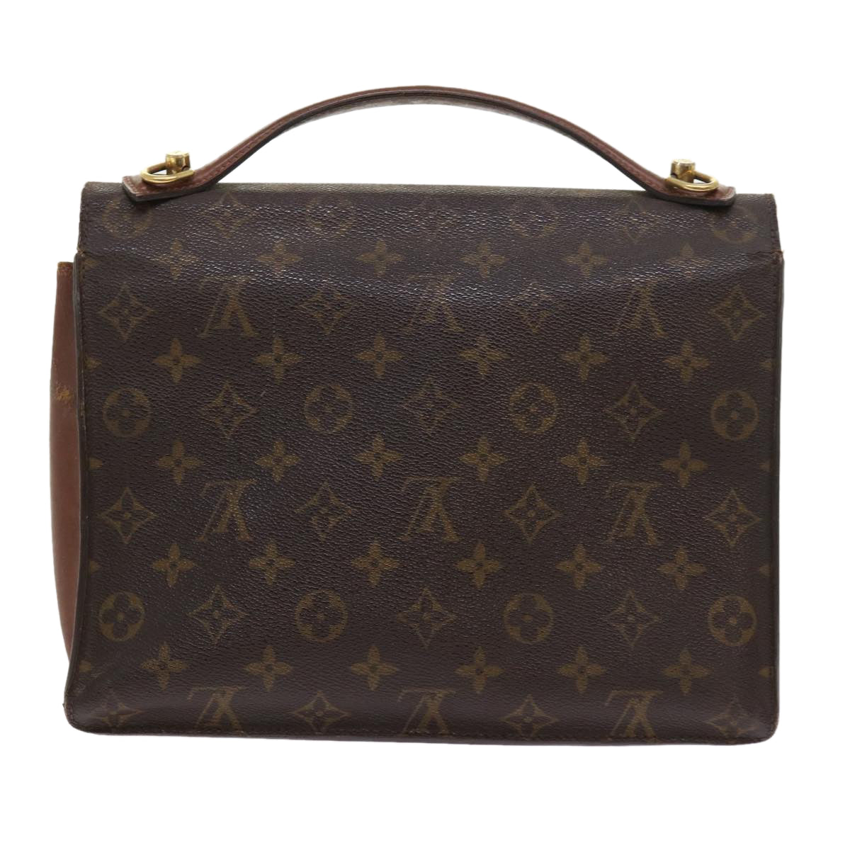 LOUIS VUITTON Monogram Monceau 28 Hand Bag 2way M51185 LV Auth 56212