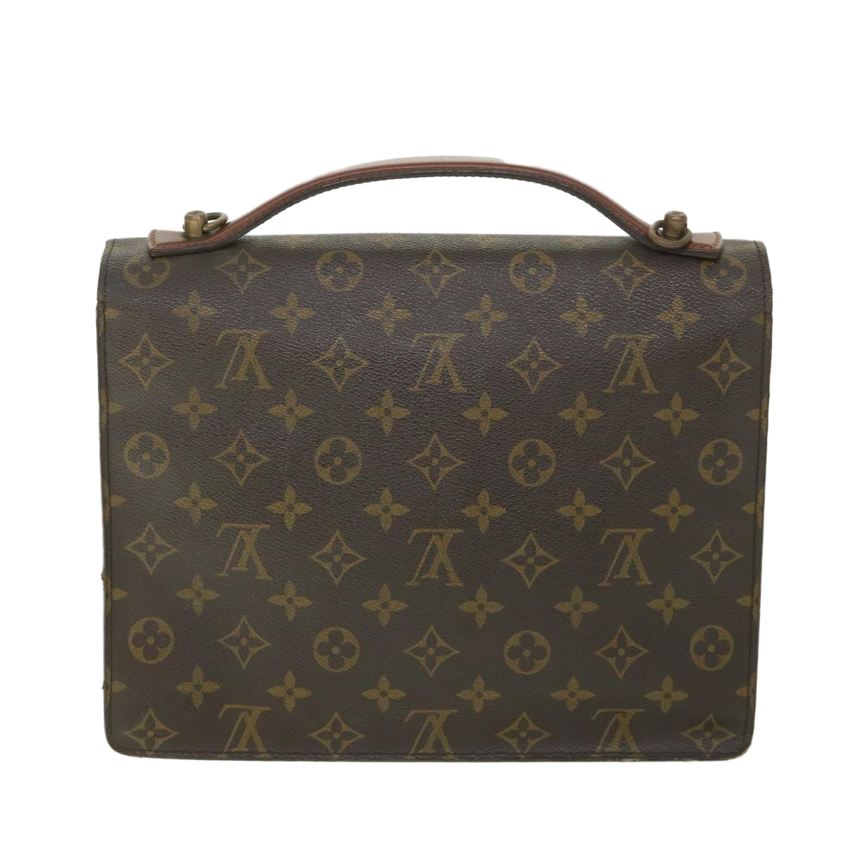 LOUIS VUITTON Monogram Monceau 28 Hand Bag 2way M51185 LV Auth 56215 - 0