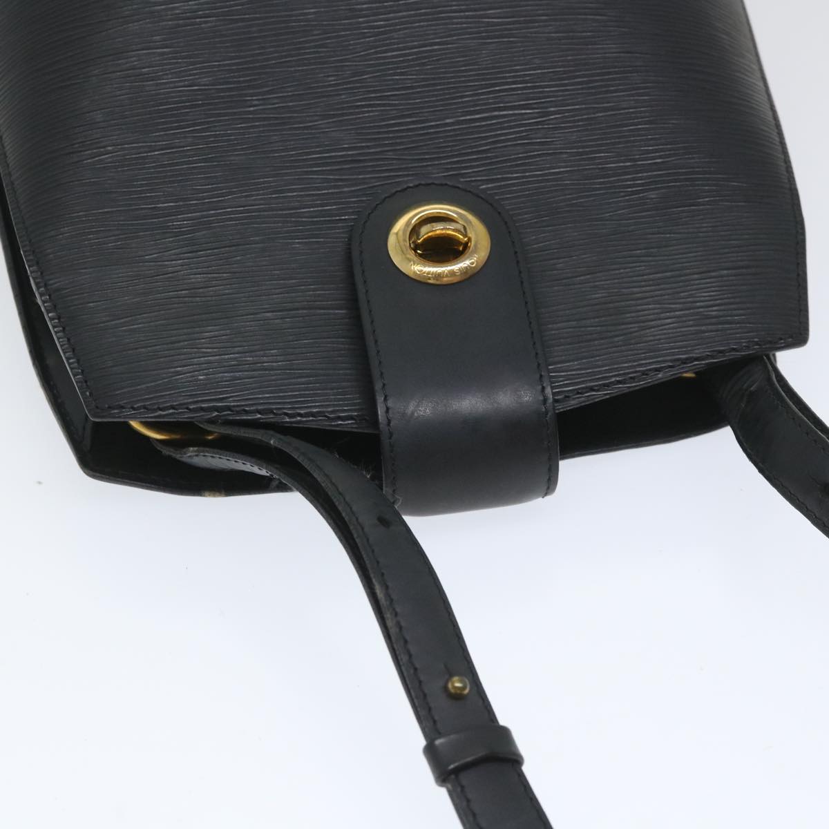 LOUIS VUITTON Epi Cluny Shoulder Bag Black M52252 LV Auth 56222