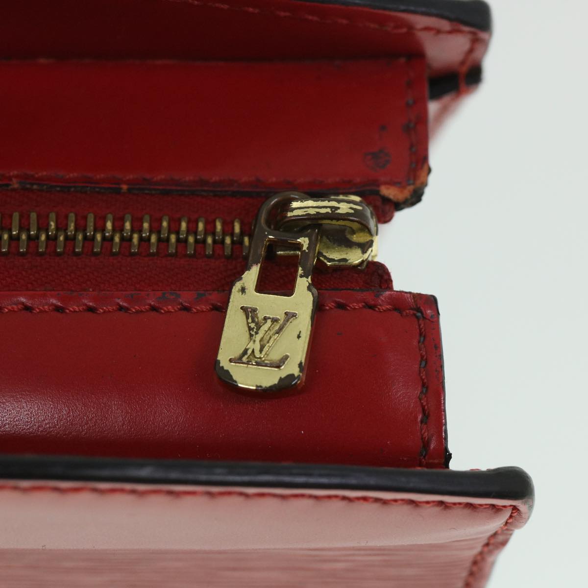 LOUIS VUITTON Epi Riviera Hand Bag Red M48187 LV Auth 56223