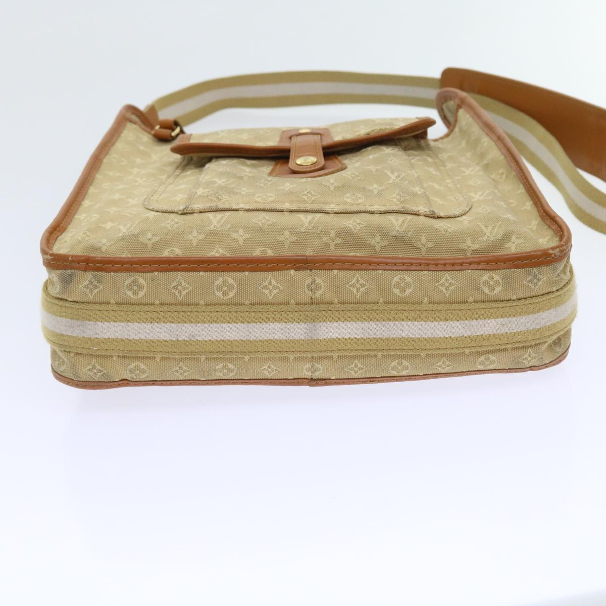 LOUIS VUITTON Monogram Mini Buzas Marie Kate Bag Beige M92323 LV Auth 56230