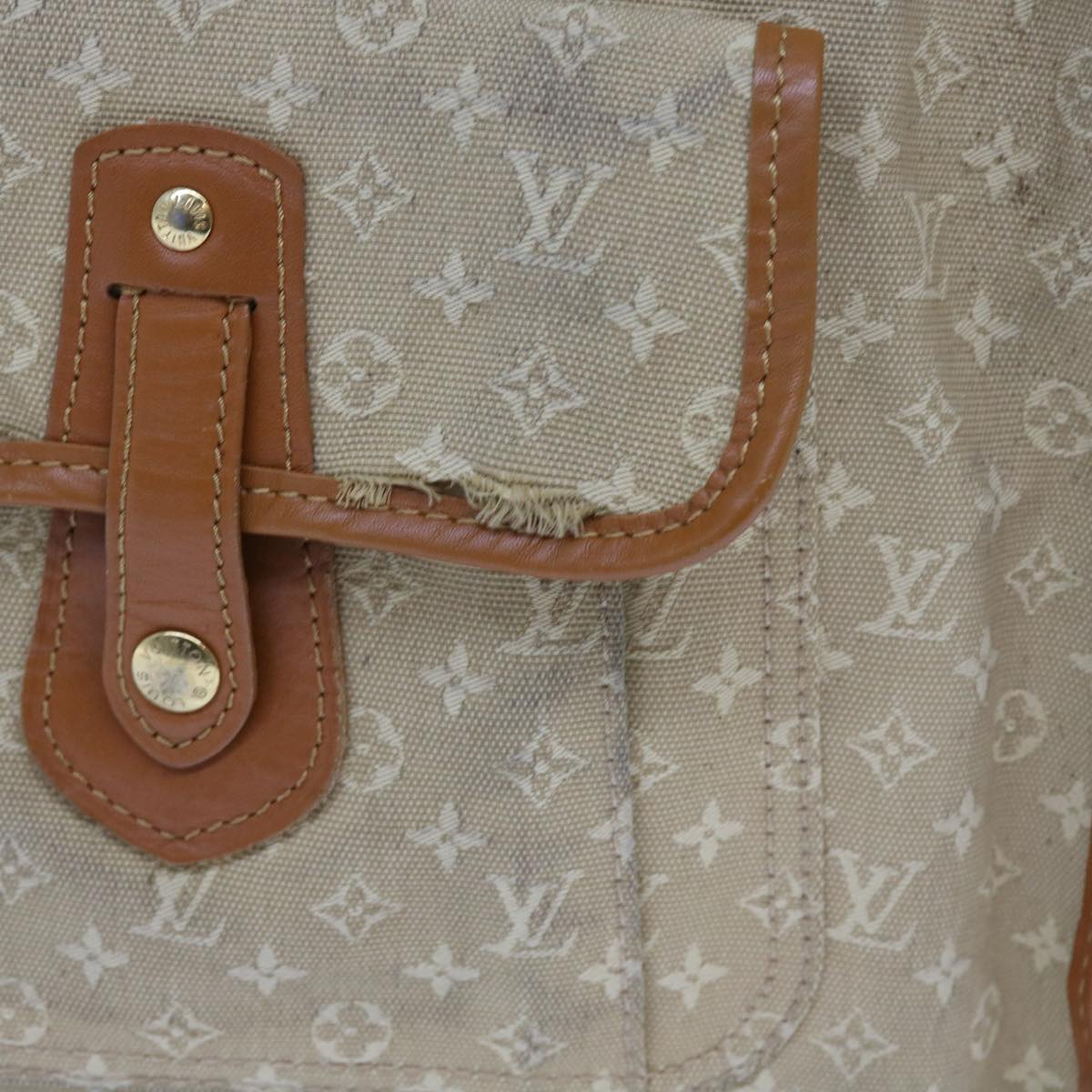 LOUIS VUITTON Monogram Mini Buzas Marie Kate Bag Beige M92323 LV Auth 56230 - 0