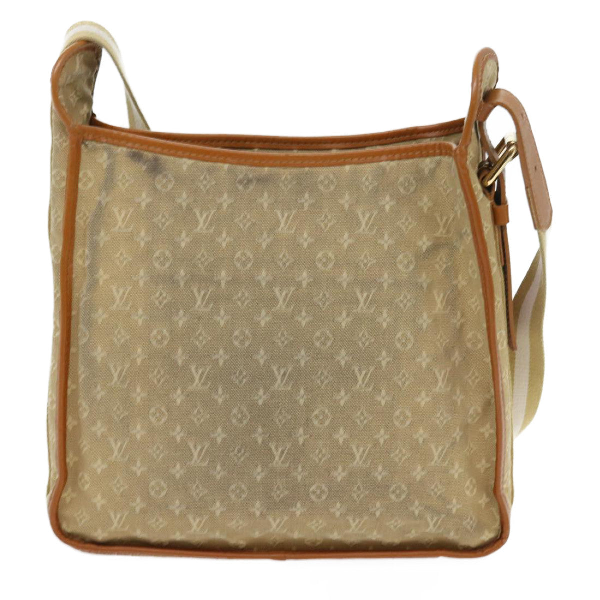 LOUIS VUITTON Monogram Mini Buzas Marie Kate Bag Beige M92323 LV Auth 56230