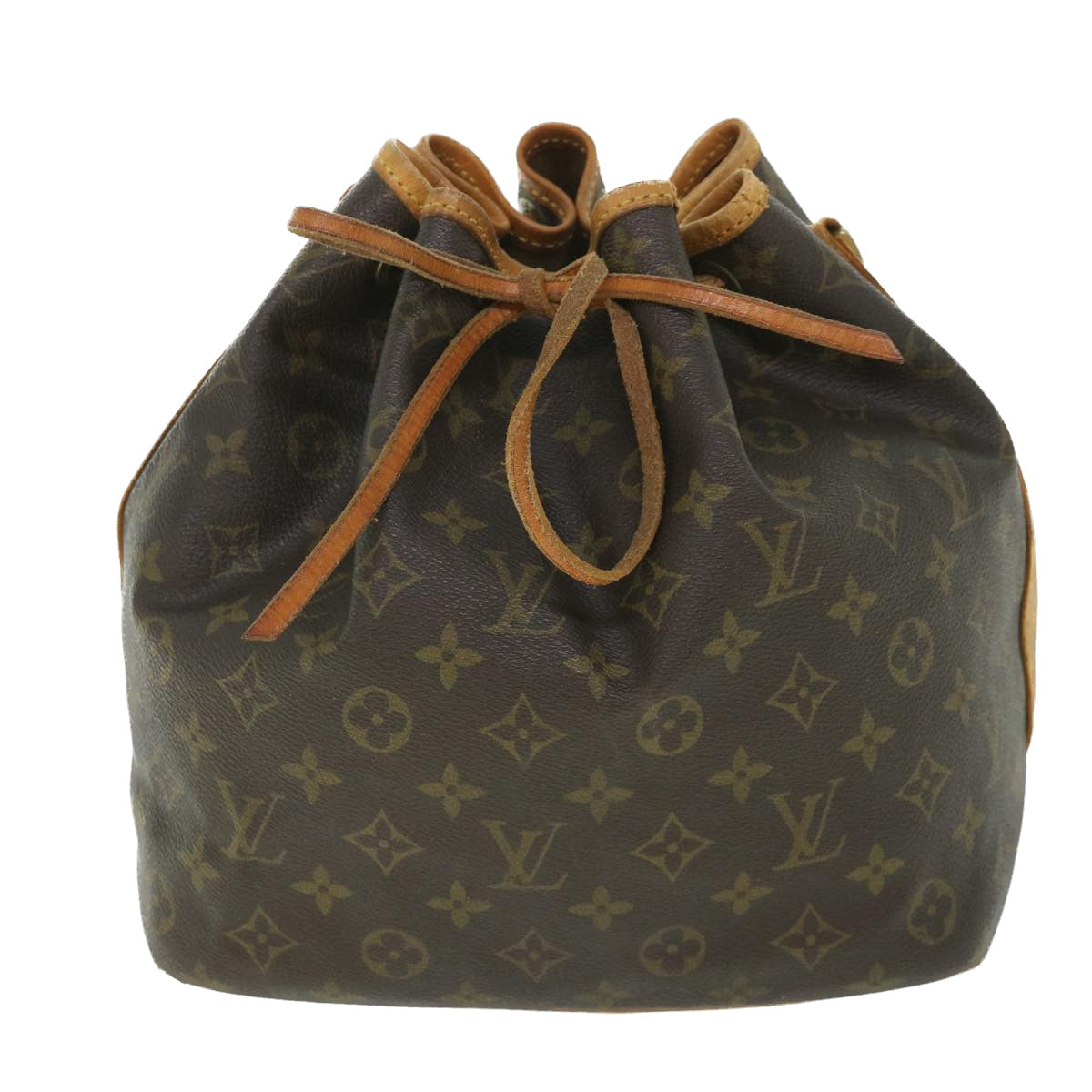 LOUIS VUITTON Monogram Petit Noe Shoulder Bag M42226 LV Auth 56232