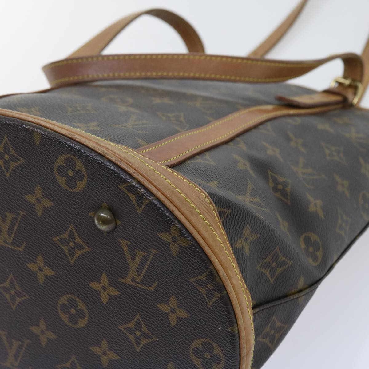 LOUIS VUITTON Monogram Bucket GM Shoulder Bag M42236 LV Auth 56238