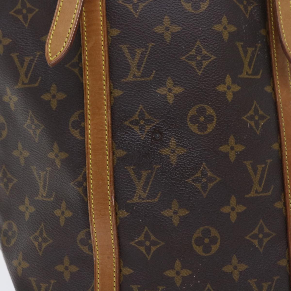 LOUIS VUITTON Monogram Bucket GM Shoulder Bag M42236 LV Auth 56238