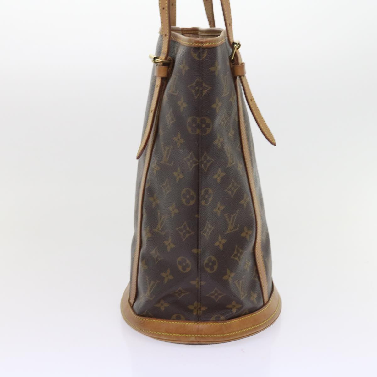 LOUIS VUITTON Monogram Bucket GM Shoulder Bag M42236 LV Auth 56238