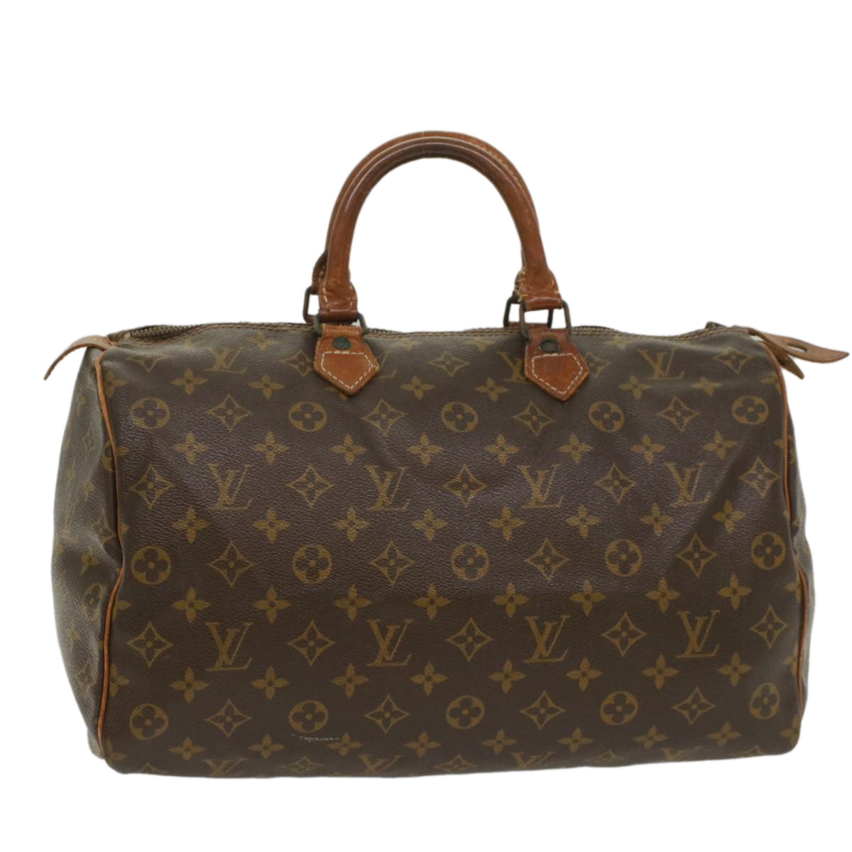 LOUIS VUITTON Monogram Speedy 35 Hand Bag M41524 LV Auth 56243