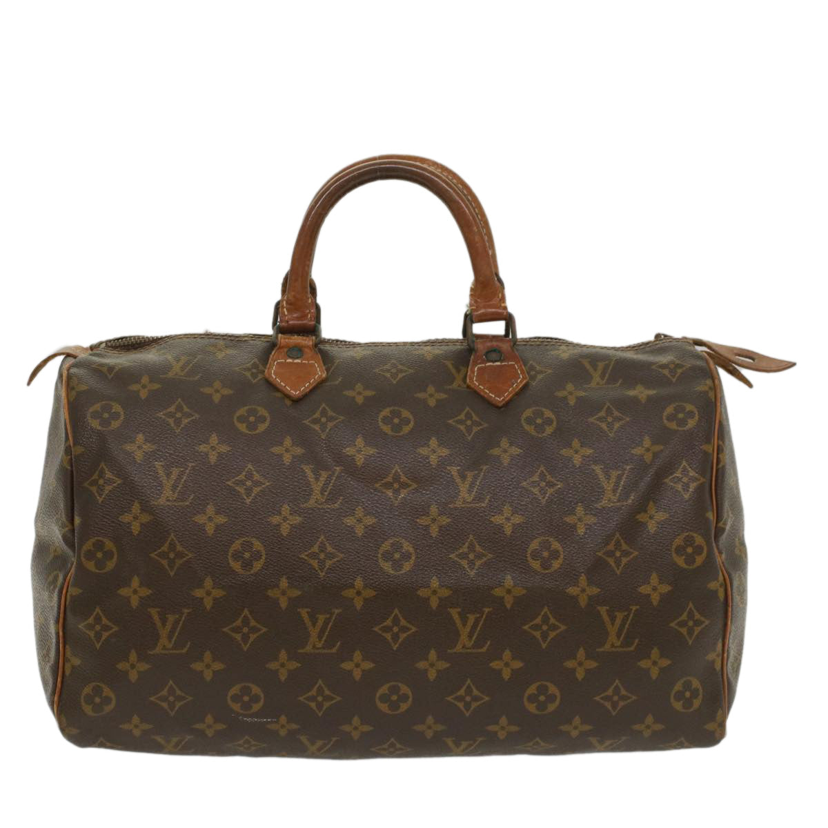 LOUIS VUITTON Monogram Speedy 35 Hand Bag M41524 LV Auth 56243