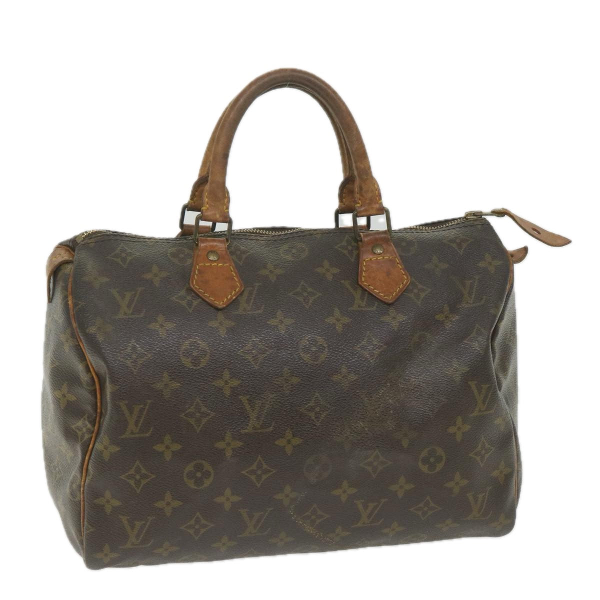 LOUIS VUITTON Monogram Speedy 30 Hand Bag M41526 LV Auth 56344