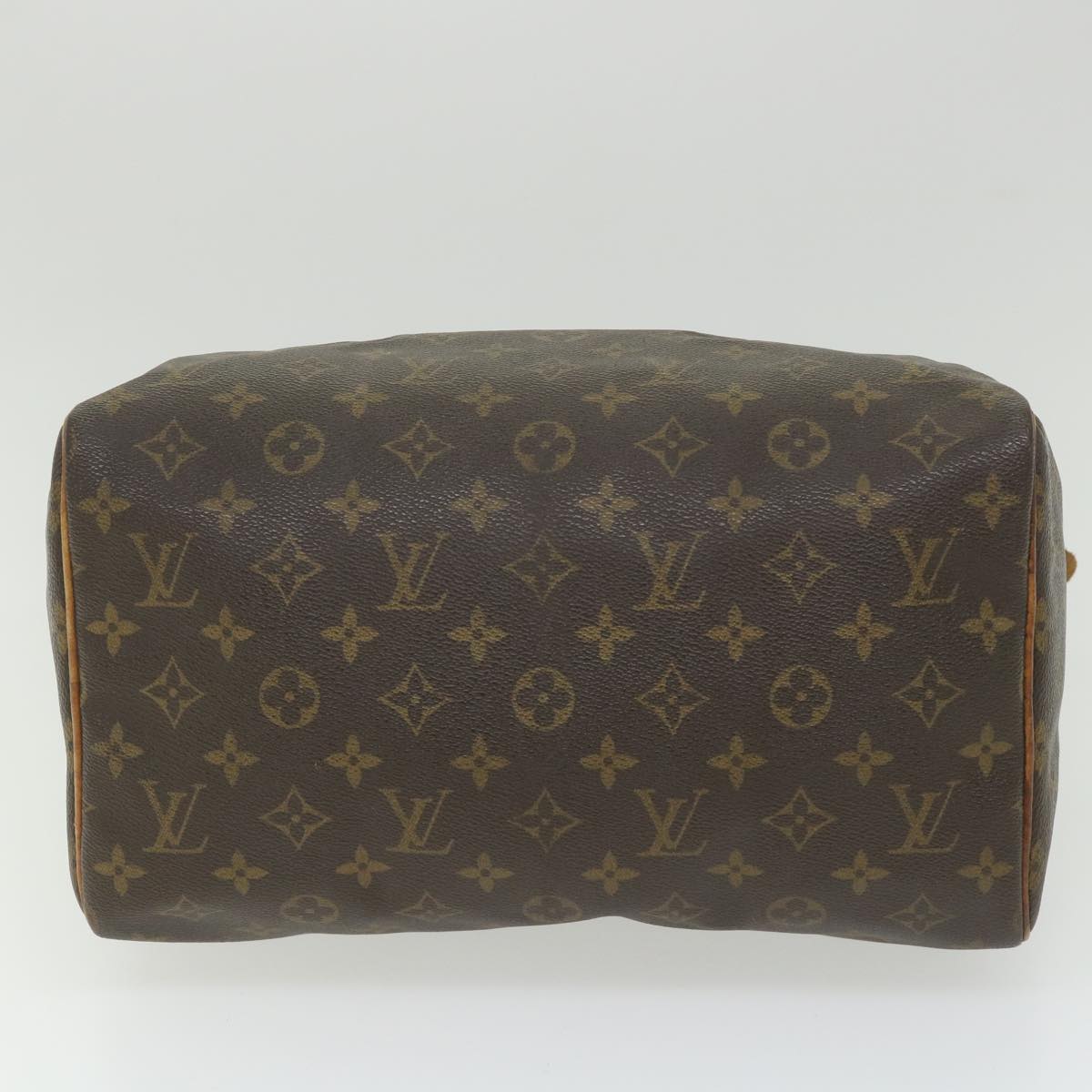 LOUIS VUITTON Monogram Speedy 30 Hand Bag M41526 LV Auth 56345