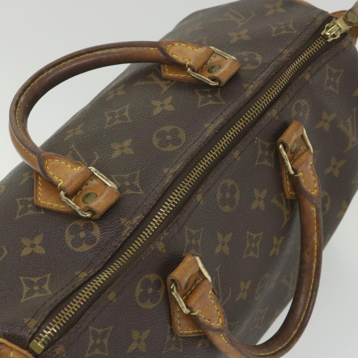 LOUIS VUITTON Monogram Speedy 30 Hand Bag M41526 LV Auth 56345