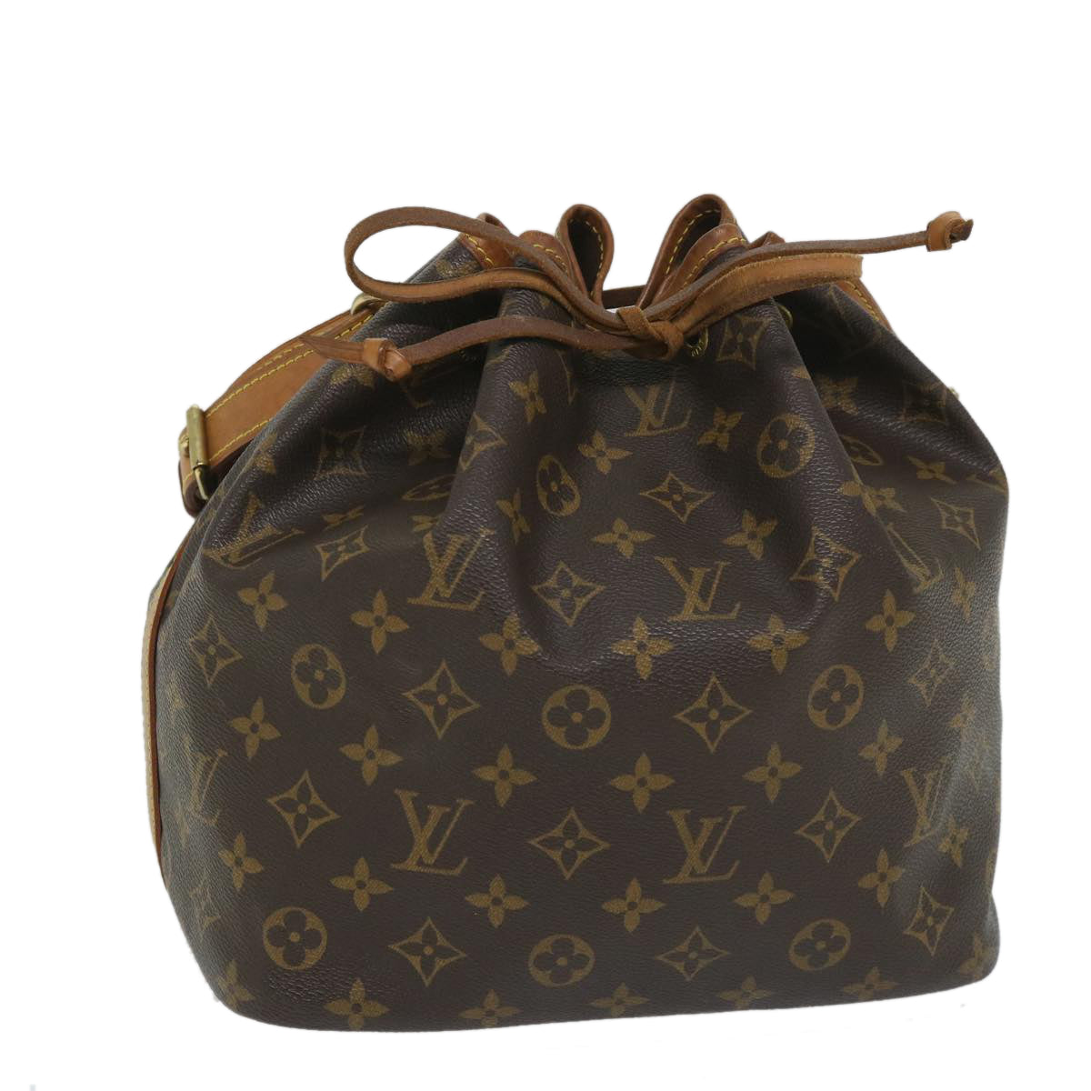 LOUIS VUITTON Monogram Petit Noe Shoulder Bag M42226 LV Auth 56394