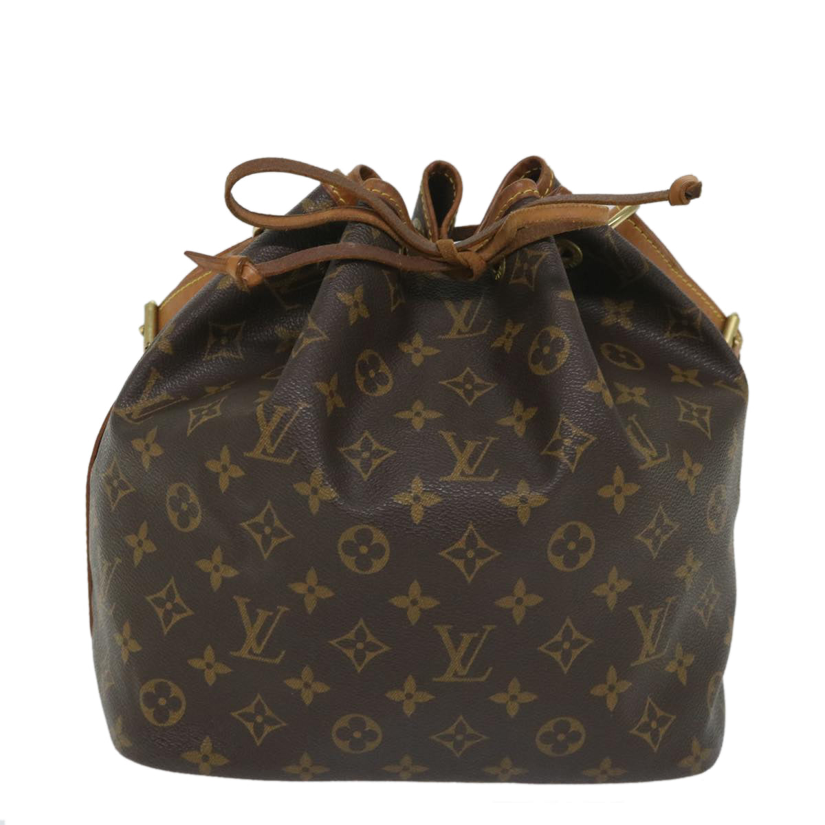 LOUIS VUITTON Monogram Petit Noe Shoulder Bag M42226 LV Auth 56394