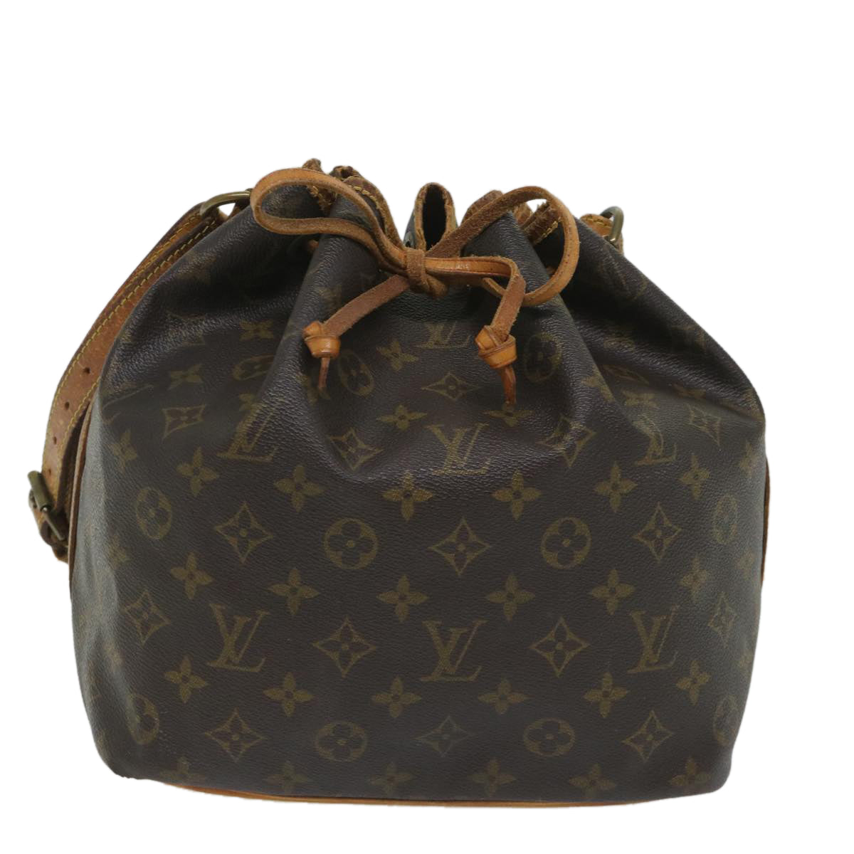 LOUIS VUITTON Monogram Petit Noe Shoulder Bag M42226 LV Auth 56395