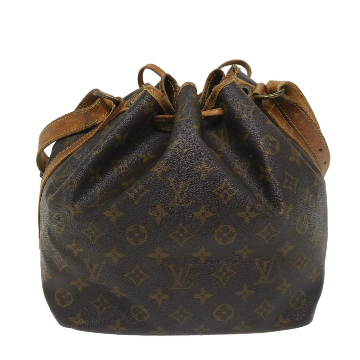 LOUIS VUITTON Monogram Petit Noe Shoulder Bag M42226 LV Auth 56395