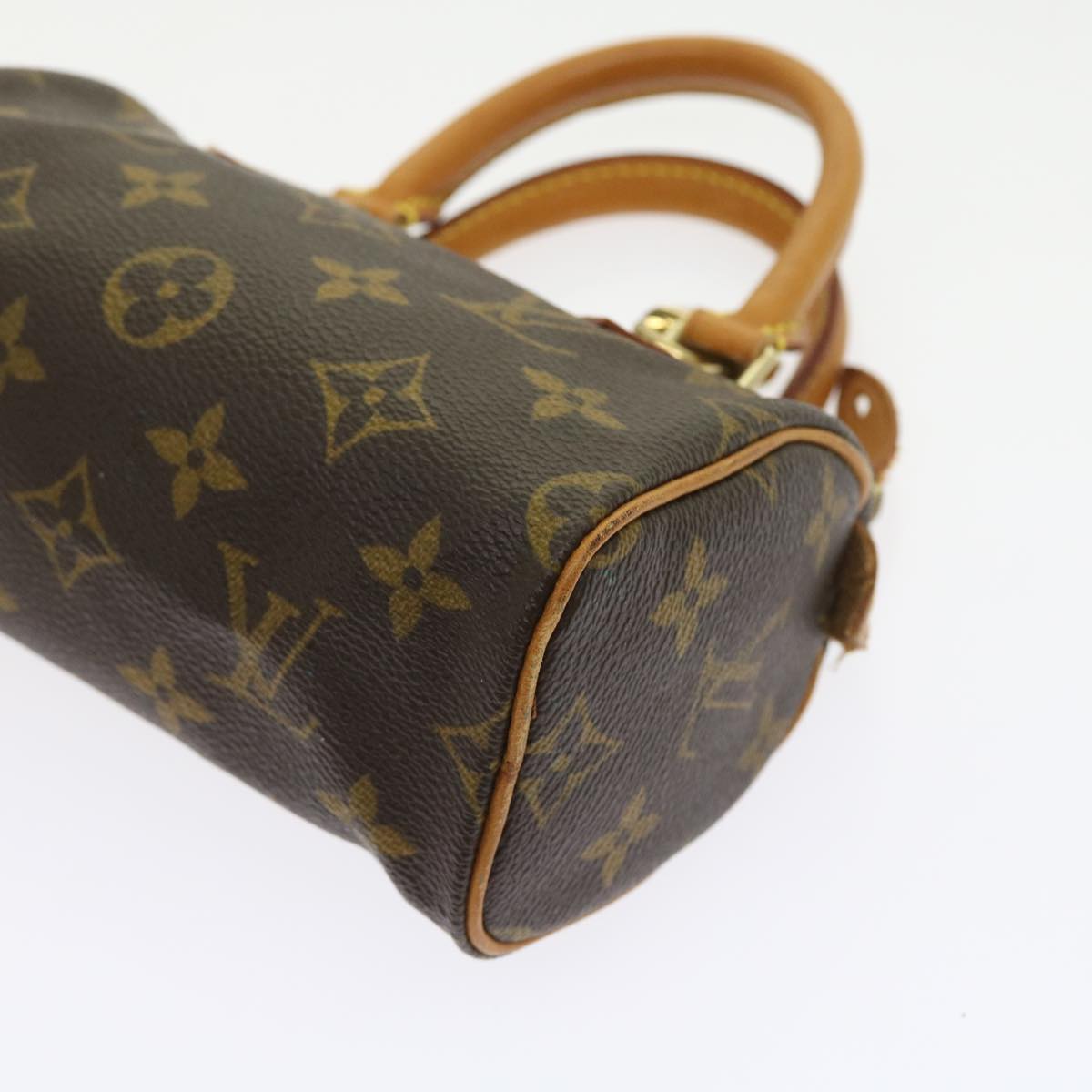 LOUIS VUITTON Monogram Mini Speedy Hand Bag M41534 LV Auth 56434