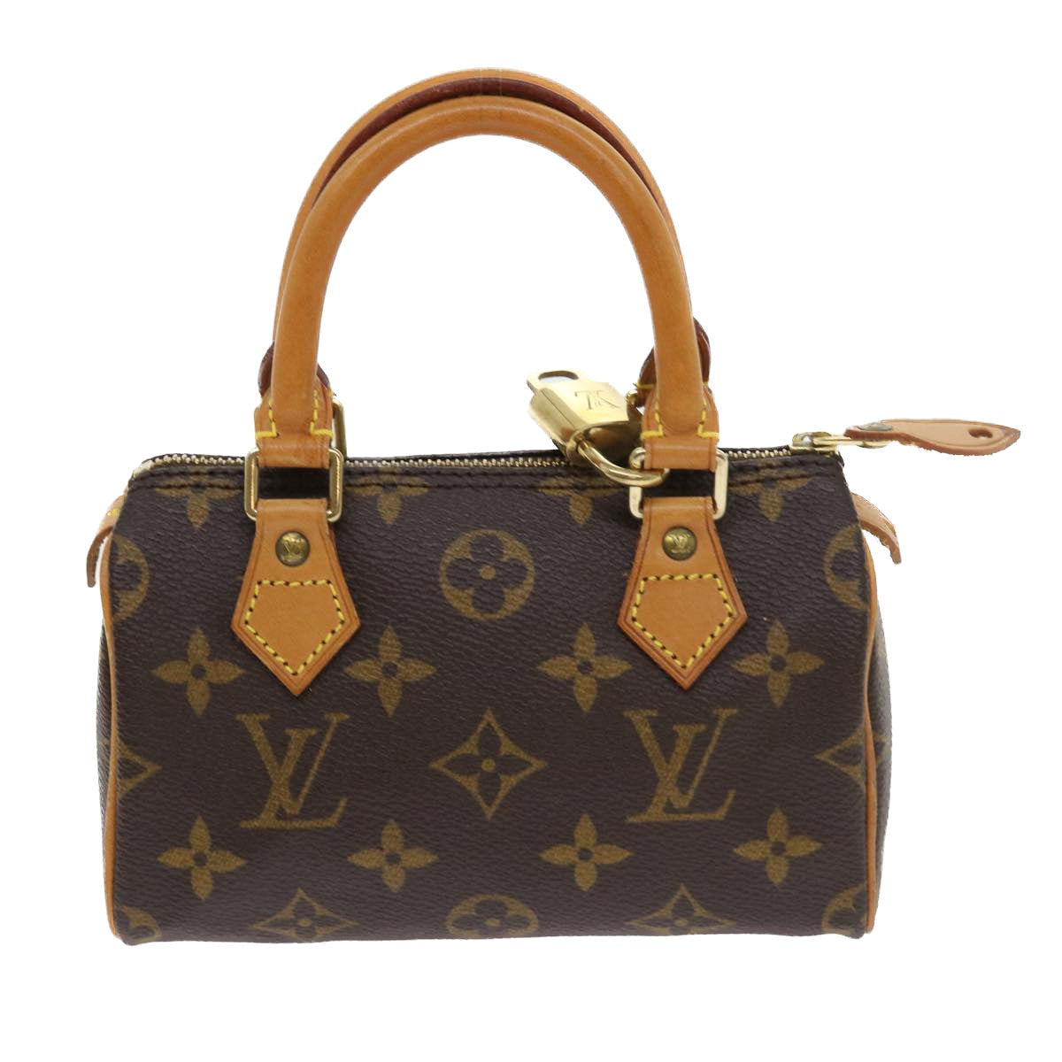 LOUIS VUITTON Monogram Mini Speedy Hand Bag M41534 LV Auth 56434